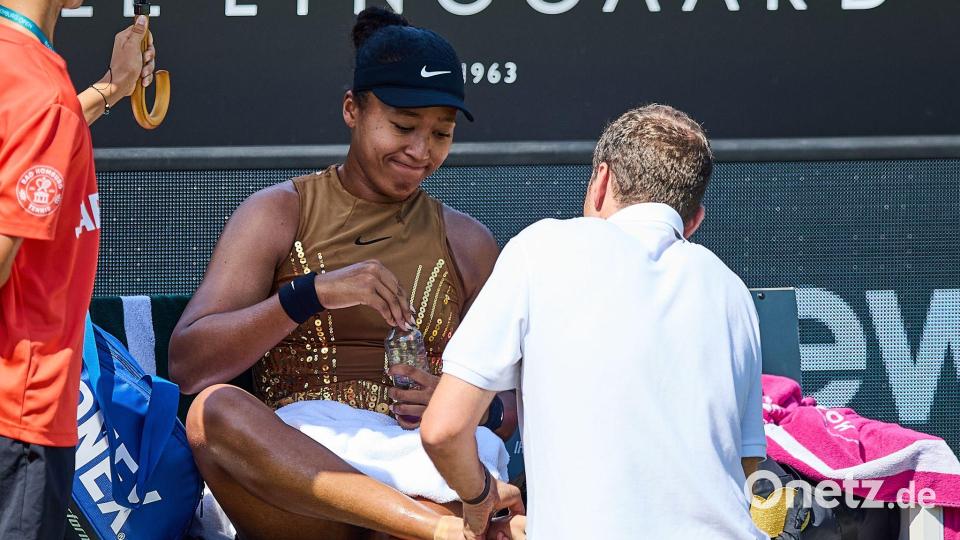 Naomi Osaka musste im Finale von Bad Homburg aufgeben. Bild: Mathias Schulz/dpa