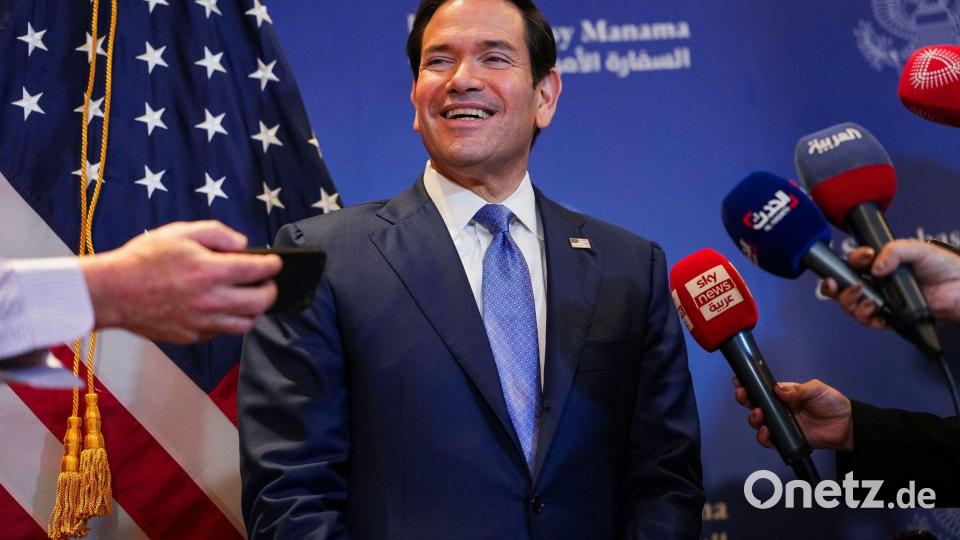 Rubio bezeichnet Einigung als „ersten Schritt“. (Archivbild) Bild: Eric Lee/Pool Reuters via AP/dpa