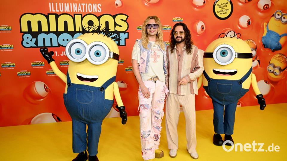 Bill und Tom Kaulitz bei der Deutschlandpremiere des Films. Bild: Felix Hörhager/dpa
