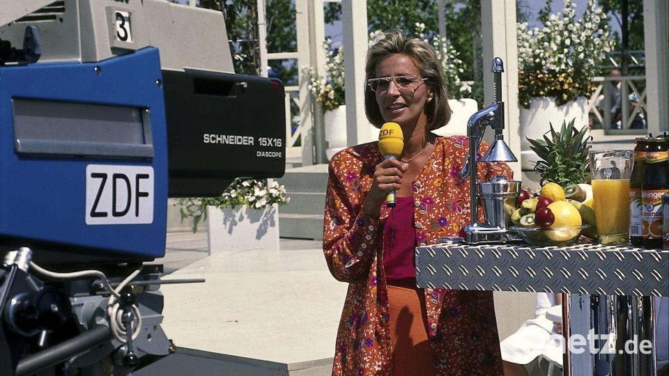 Ilona Christen war die erste „ZDF Fernsehgarten“-Moderatorin. (Archivbild vom ZDF) Bild: Renate Schäfer/ZDF/dpa
