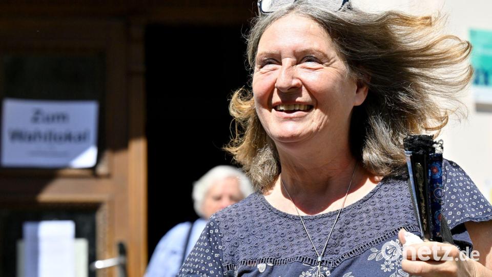 Die Kommunistin Elke Kahr ist seit 2021 Bürgermeisterin von Graz. Bild: Hans Klaus Techt/APA/dpa