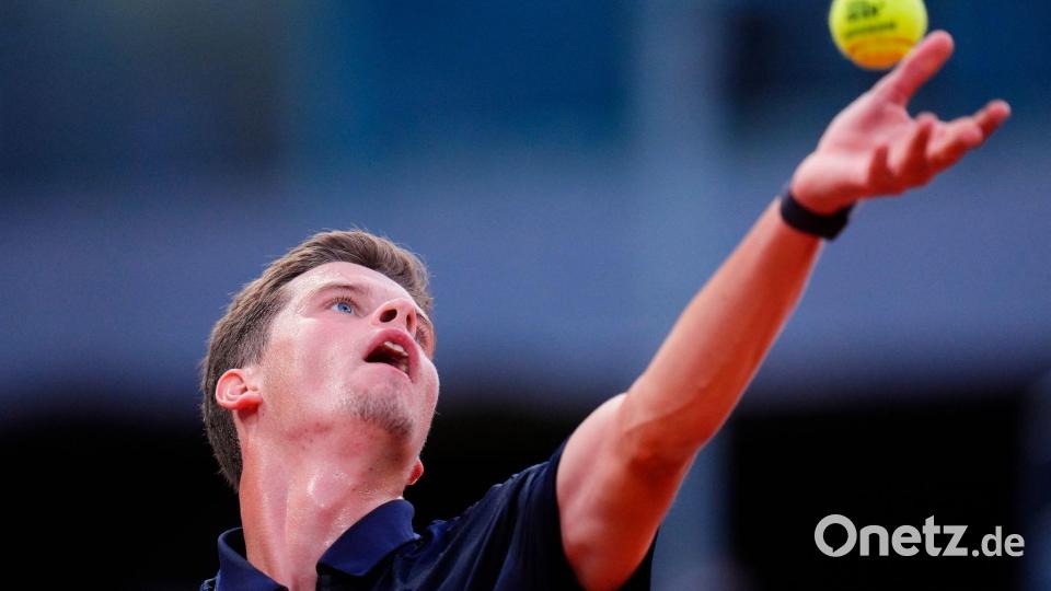 Alexander Blockx ist Zverevs erster Wimbledon-Gegner. (Archivbild) Bild: Manu Fernandez/AP/dpa