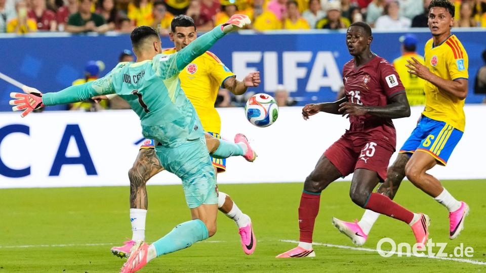 Portugal und Kolumbien trennten sich torlos. Bild: Rebecca Blackwell/AP/dpa