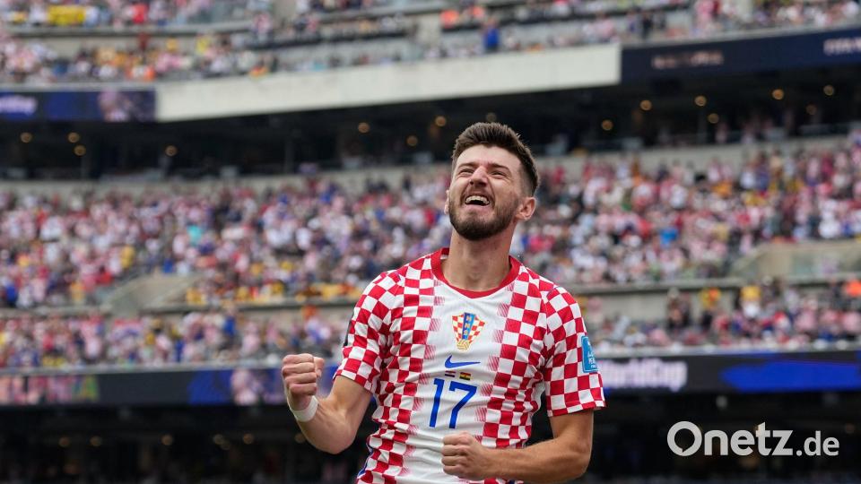 Belohnte Kroatien für eine dominante erste Halbzeit: Petar Sucic. Bild: Matt Slocum/AP/dpa