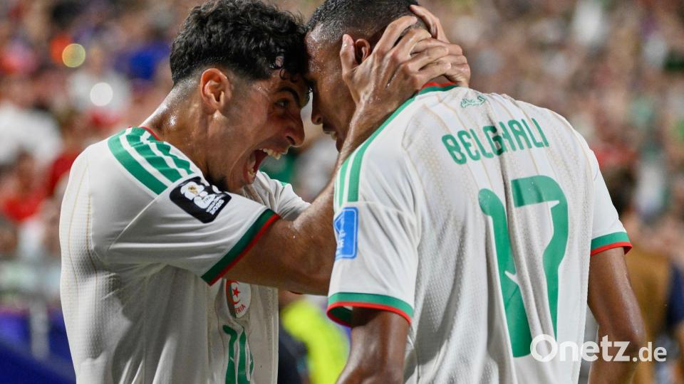 Auch Algerien konnte sich über das Weiterkommen freuen. Bild: Reed Hoffmann/AP/dpa