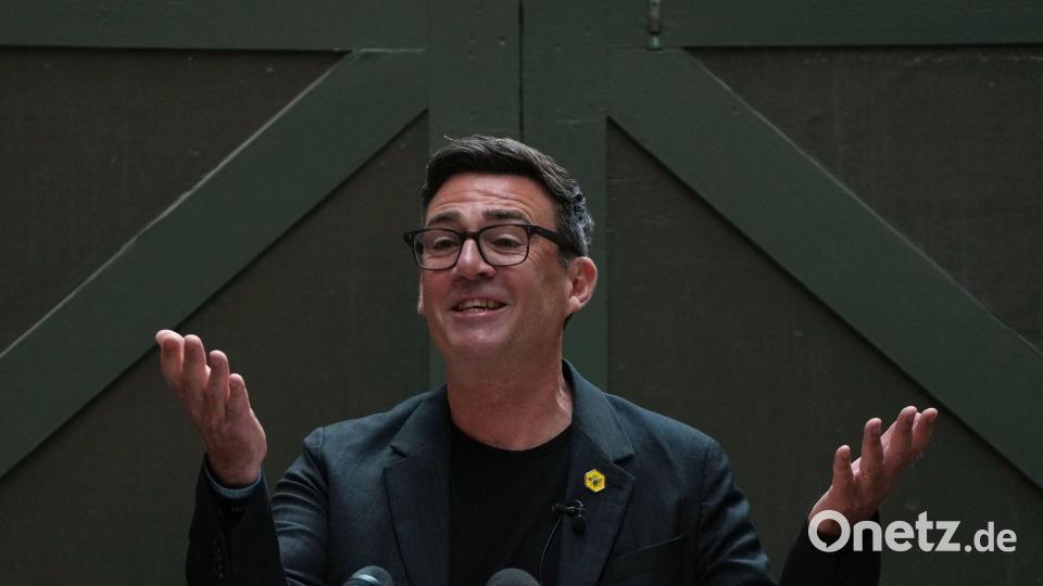 Es gilt als so gut wie sicher, dass Burnham Starmer beerben wird. Bild: Alastair Grant/AP/dpa