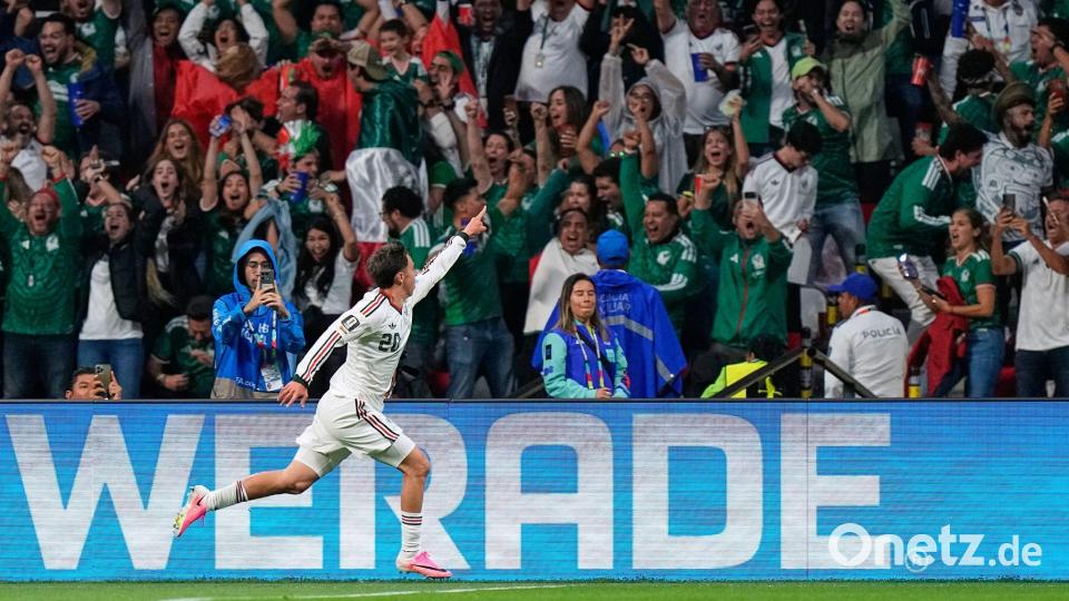 Die Mexikaner setzen auch auf ihre Fans. Bild: Fernando Llano/AP/dpa
