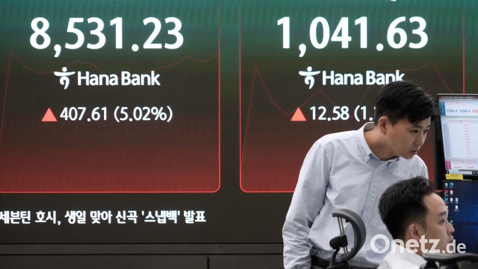 Der südkoreanische Kospi gilt seit letztem Jahr als weltweit erfolgreichster Leitindex. Bild: Ahn Young-joon/AP/dpa