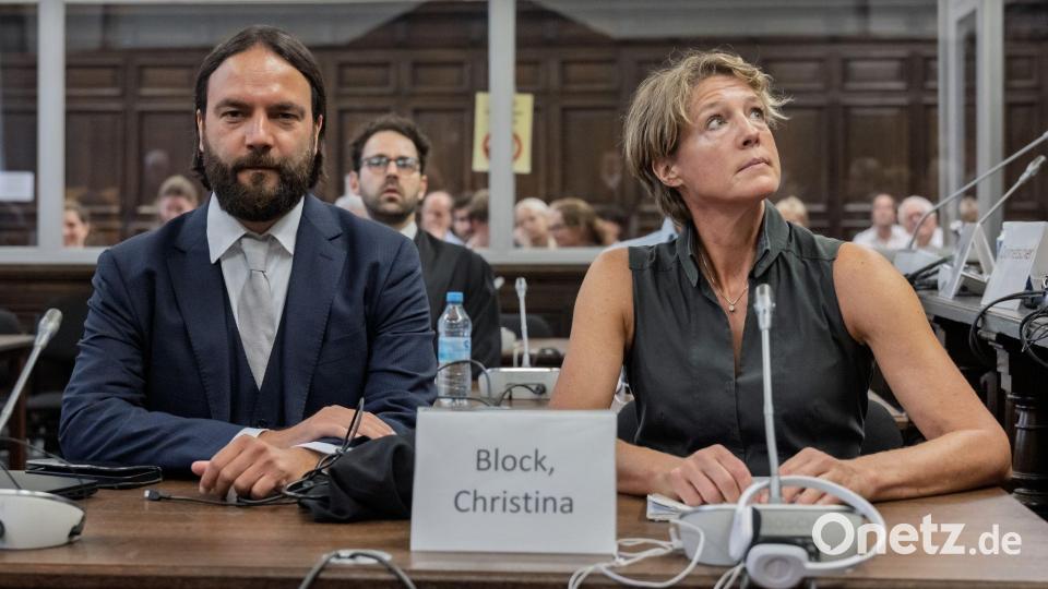 Der Zeuge wurde per Video vernommen. Bild: Markus Scholz/dpa