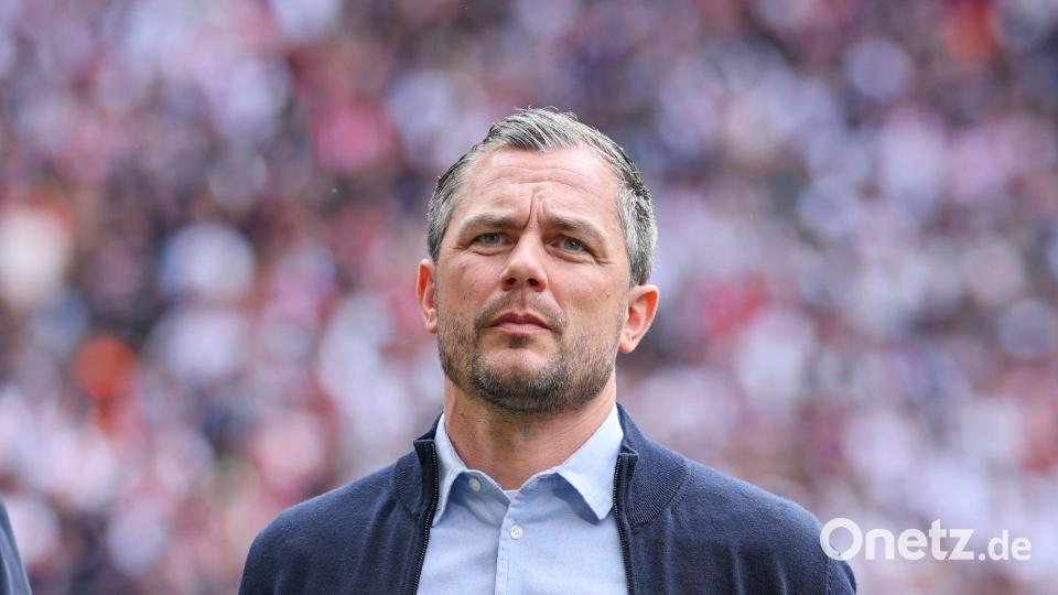 Leipzigs Sportchef Marcel Schäfer will Yan Diomande nicht ziehen lassen. (Archivbild) Bild: Jan Woitas/dpa
