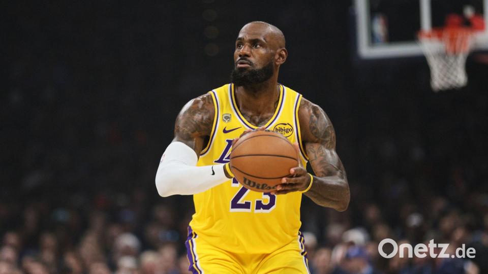 LeBron James' Zeit bei den Lakers scheint vorbei. (Archivbild) Bild: Nate Billings/AP/dpa