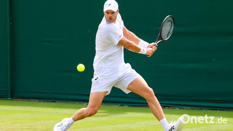 Yannick Hanfmann steht in Wimbledon erstmals in der zweiten Runde. Bild: Frank Molter/dpa