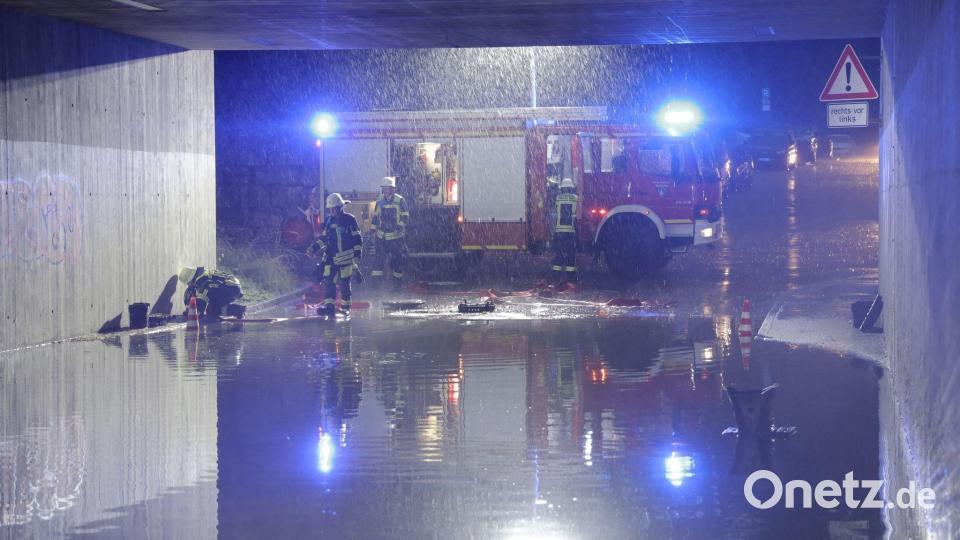 In München gab es zahlreiche Feuerwehreinsätze. Bild: Fotoreport-DB/extremwetter.tv / Bernd März/dpa