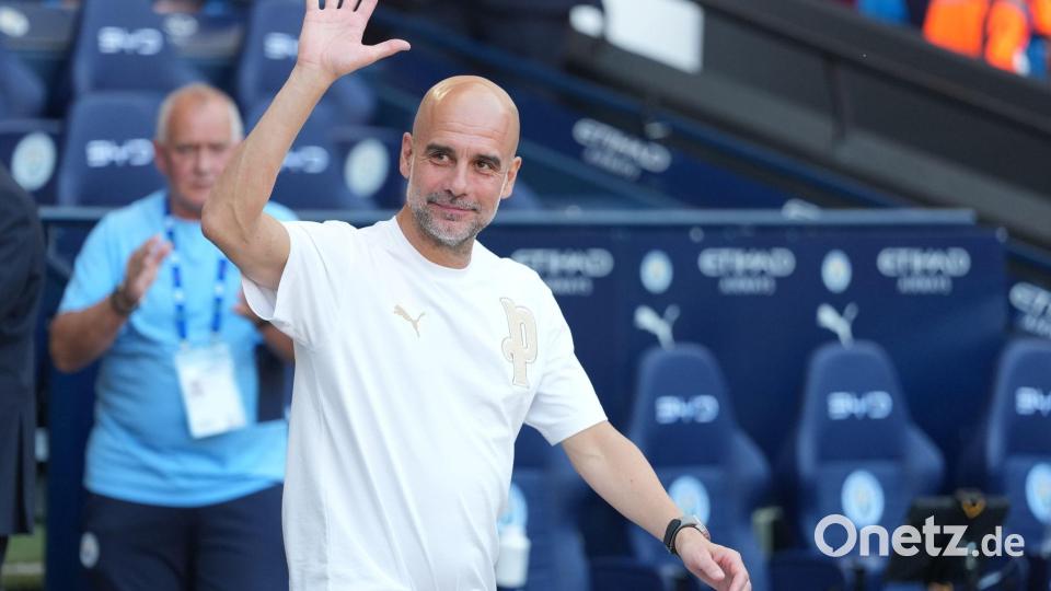 Pep Guardiola ist der Übertrainer der vergangenen Jahre. Bild: Alastair Grant/AP/dpa