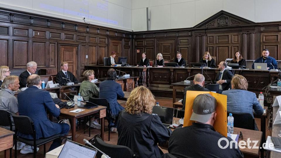 Es ist der zweite Tag der Videovernehmung im Landgericht Hamburg. Bild: Markus Scholz/dpa