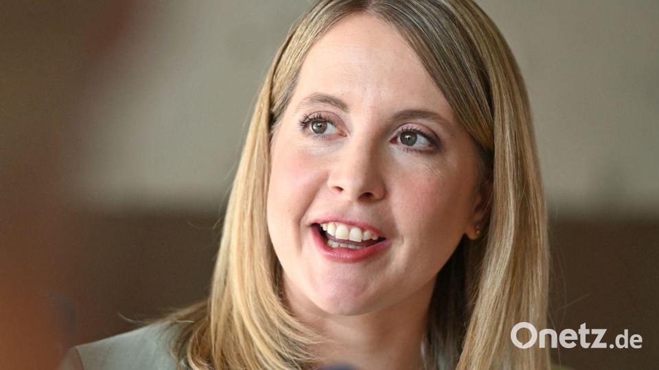 Bauministerin Verena Hubertz hatte das Programm "Gewerbe zu Wohnen" schon im April angekündigt. Bild: Elisa Schu/dpa