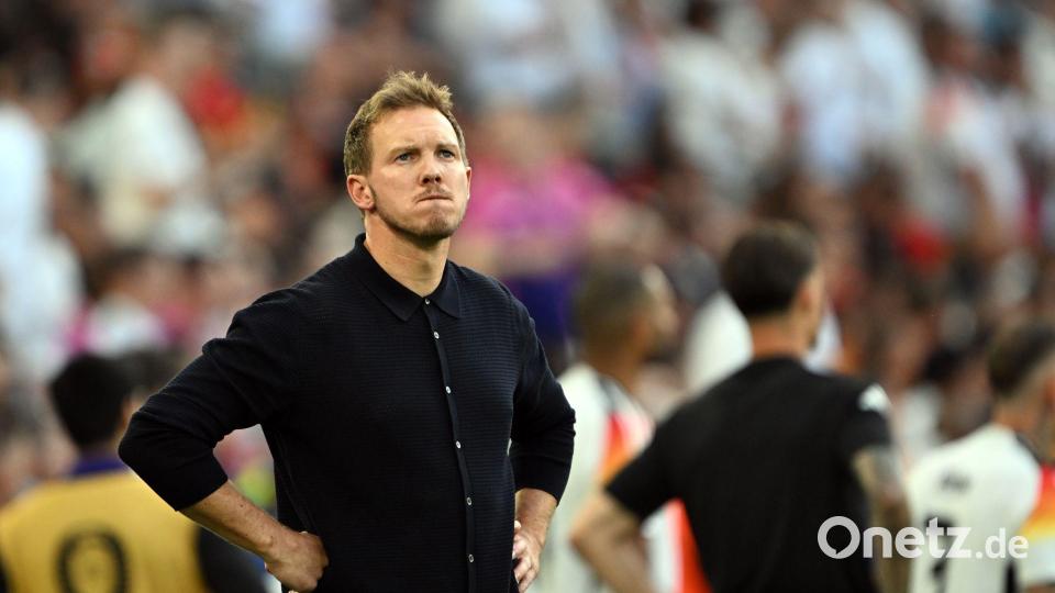 Das EM-Aus gegen Spanien schmerzte Nagelsmann sehr. (Archivbild) Bild: Federico Gambarini/dpa
