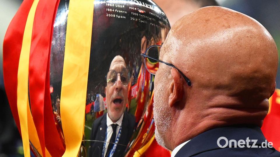 Titelsammler: Luis de la Fuente ist im Verband sehr erfolgreich. (Archivbild) Bild: Robert Michael/dpa
