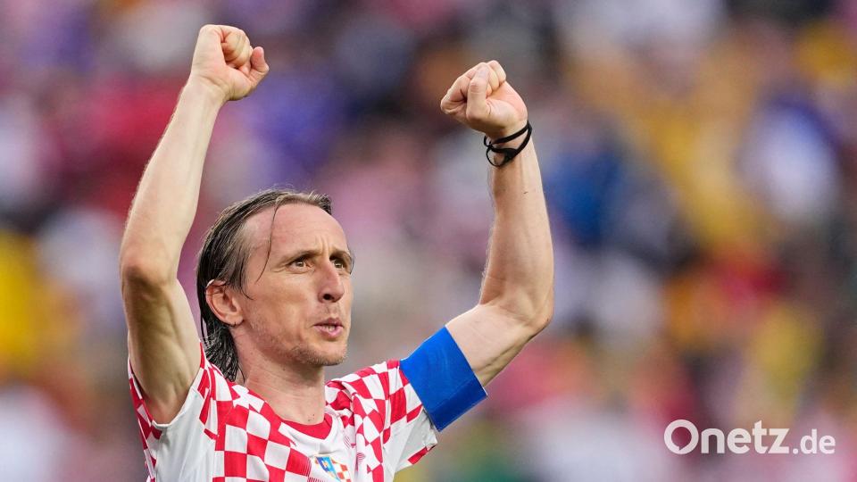 Luka Modric bei der WM. Bild: Petr Josek/AP/dpa