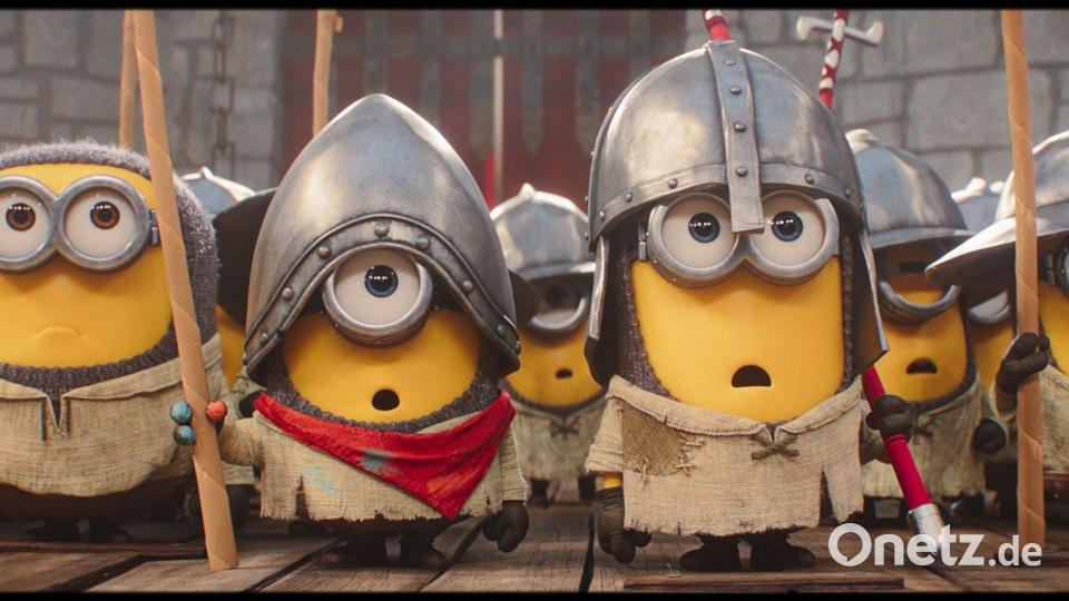 Die Minions müssen einige Schlachten bestehen. Bild: -/Universal Studios/dpa
