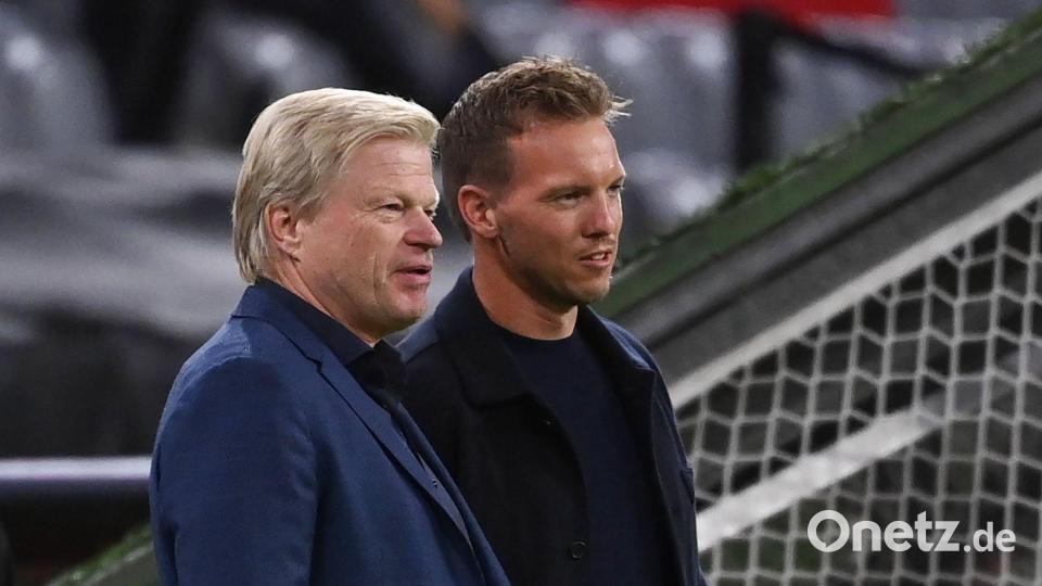Oliver Kahn lenkt von der Bundestrainer-Debatte ab. (Archivbild) Bild: Sven Hoppe/dpa