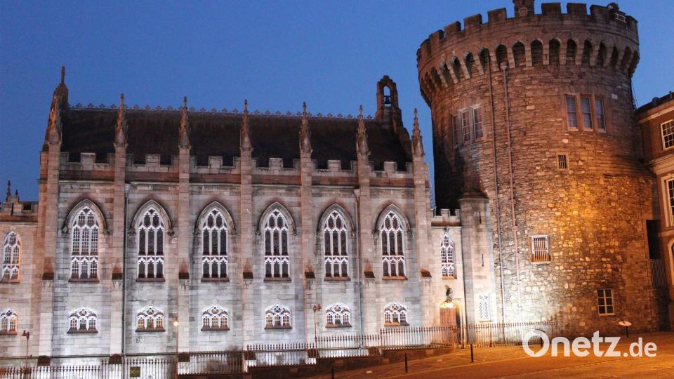 Das Dublin Castle: Hier feiern die Iren an diesem Mittwoch den Beginn ihrer EU-Ratspräsidentschaft. (Archivbild) Bild: Christoph Driessen/dpa-tmn