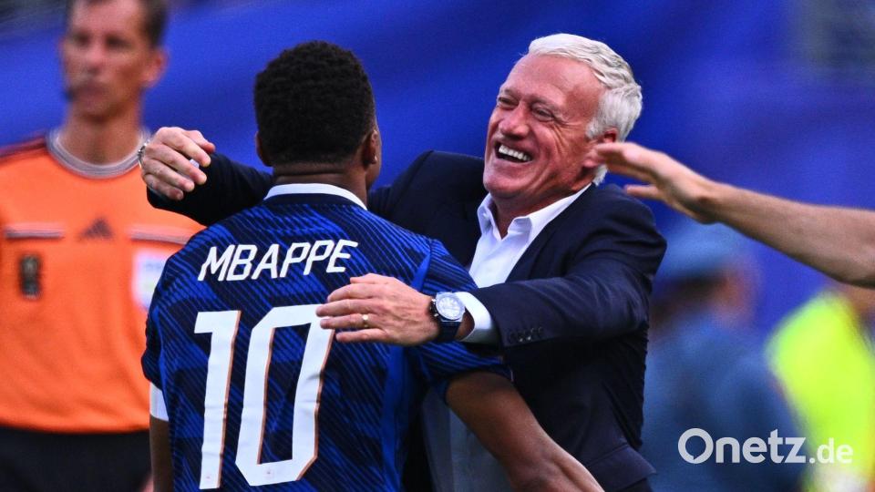 Mbappé war als Doppeltorschütze erneut ein zentraler Spieler für Frankreich. Bild: Tom Weller/dpa