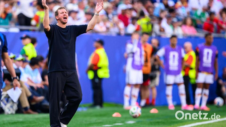 Gegen Paraguay konnte Nagelsmann das Spiel nicht in die entscheidende Richtung lenken,. Bild: Tom Weller/dpa