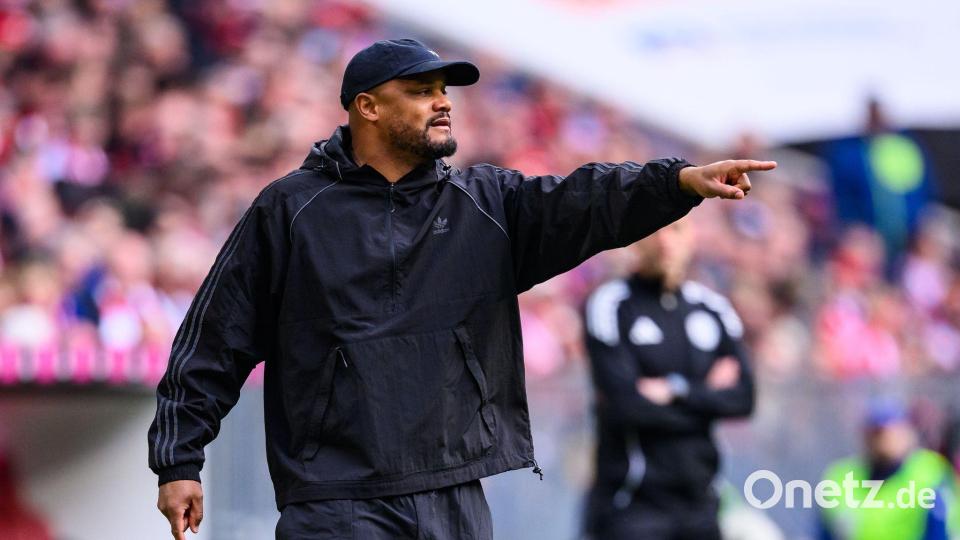 Bayern München und Trainer Kompany haben zum Bundesliga-Auftakt ein Heimspiel. (Archivbild) Bild: Tom Weller/dpa