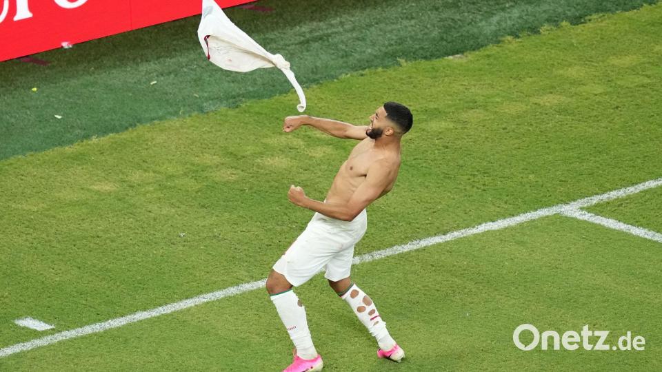 Ismael Saibari verwandelte bei der WM den entscheidenden Elfmeter gegen die Niederlande. Bild: Moises Castillo/AP/dpa