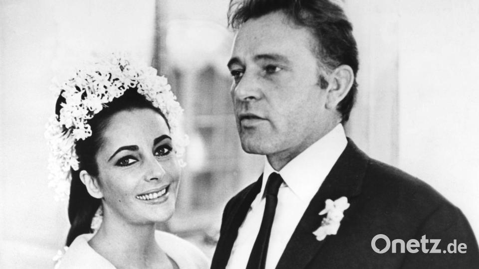 Medienträchtiges Spektakel: die Hochzeit von Elizabeth Taylor und Richard Burton. (Archivbild) Bild: picture alliance / dpa