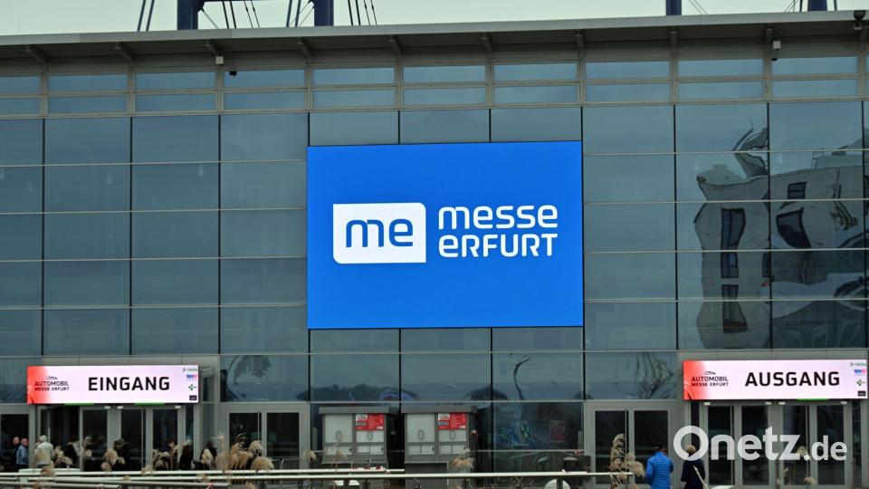 Der AfD-Bundesparteitag findet an der Messe Erfurt statt. Es werden Zehntausende Demonstranten erwartet. (Archivbild) Bild: Martin Schutt/dpa