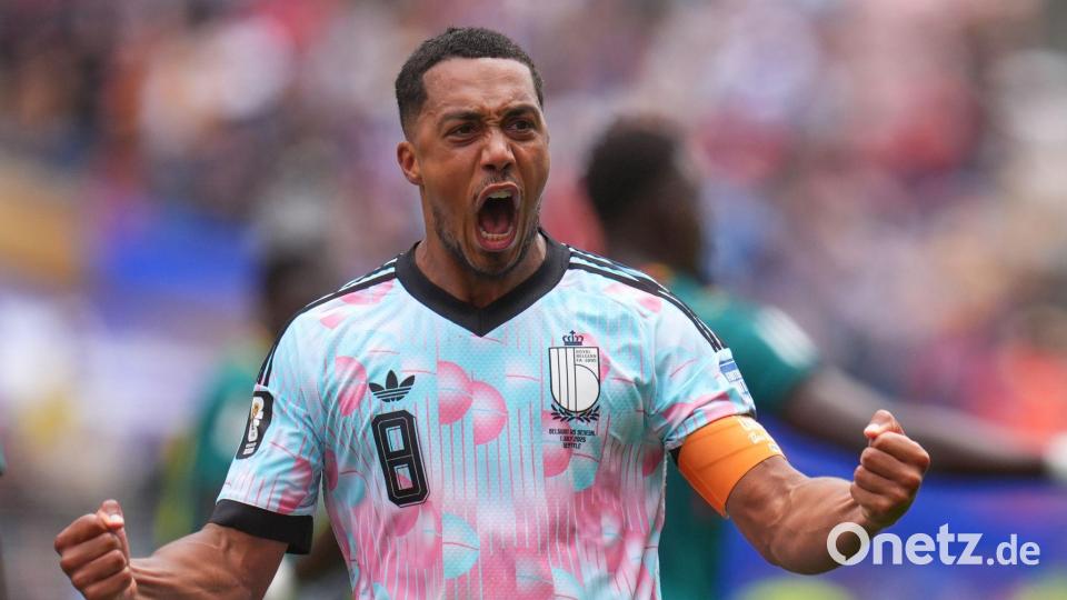 Youri Tielemans war der Matchwinner für sein belgisches Team. Bild: Manu Fernandez/AP/dpa