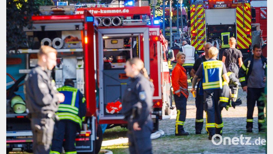 Zwei Tote bei Brand im LUP Klinikum in Ludwigslust Bild: Jens Büttner/dpa