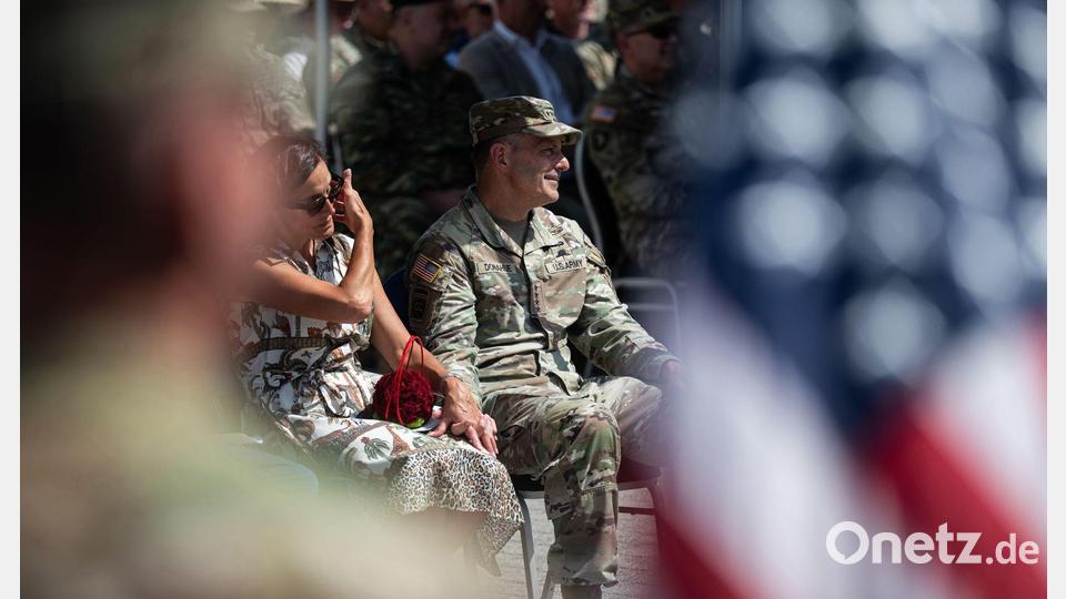 General Donahue gilt im US-Heer als beliebt. Bild: Hannes P. Albert/dpa