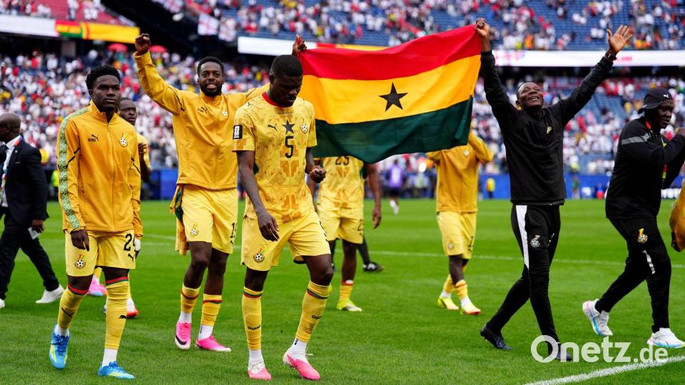 Ghana will auch nach dem Duell mit Kolumbien jubeln. (Archivbild) Bild: Bradley Collyer/PA Wire/dpa