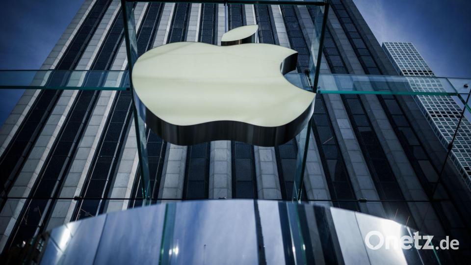 Der iPhone-Hersteller Apple zählt zu den Konzernen mit Billionen-Börsenwert (Archivbild) Bild: Michael Kappeler/dpa