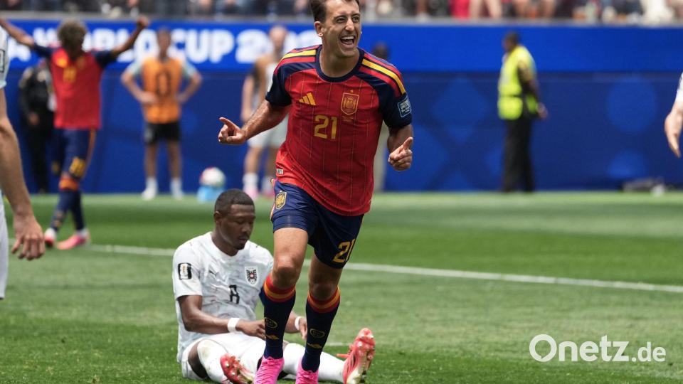 Oyarzabal erzielte das verdiente 1:0 für Spanien. Bild: Jae C. Hong/AP/dpa
