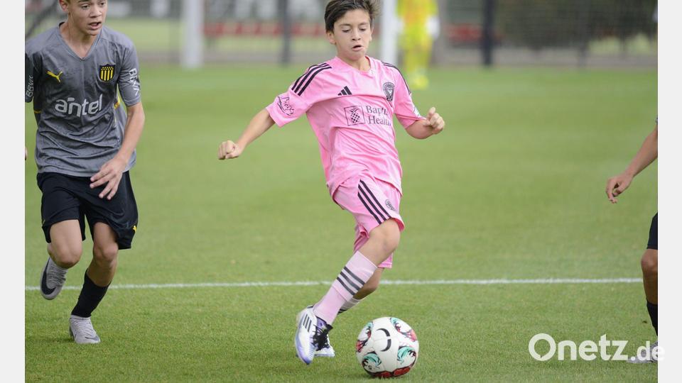 Auch Messis Söhne spielen bei Inter Miami. (Archilbild) Bild: Emma Garcia/dpa