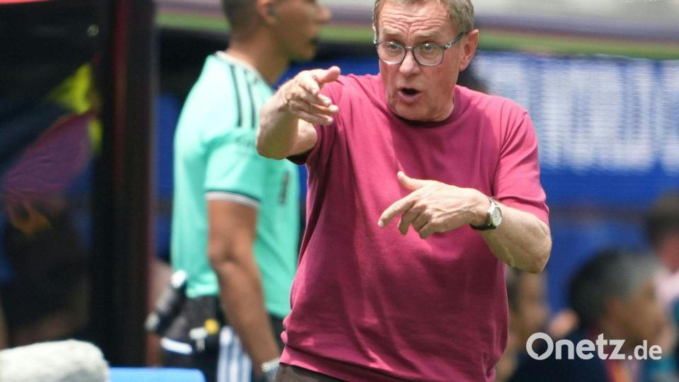Der schwere Weg bei der WM war für die Auswahl von Ralf Rangnick vorgezeichnet. Bild: Georg Hochmuth/APA/dpa