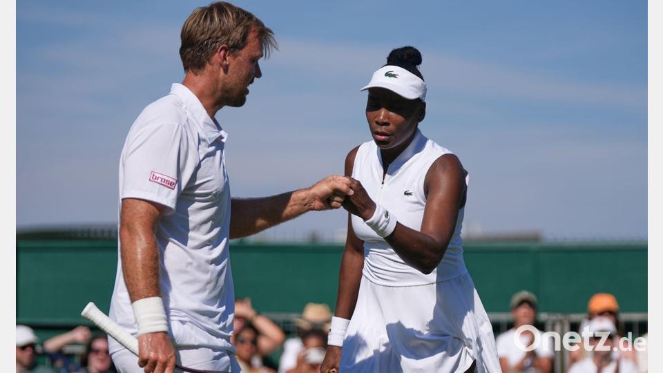 Kevin Krawietz und Venus Williams verloren in der ersten Runde. Bild: Maja Smiejkowska/AP/dpa