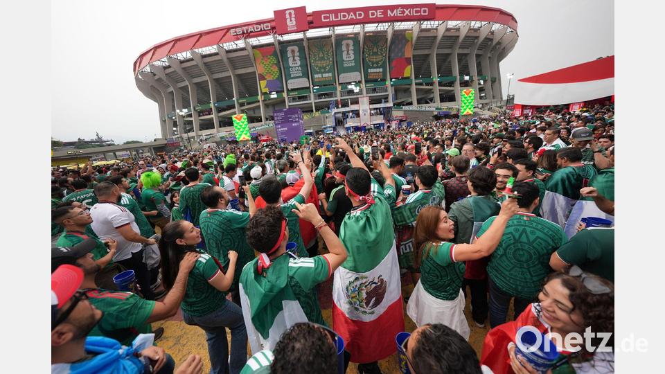 Über 2200 Meter hoch gelegen: Das WM-Stadion in Mexiko-Stadt. Bild: Ian Robles/eyepix via ZUMA Press Wire/dpa