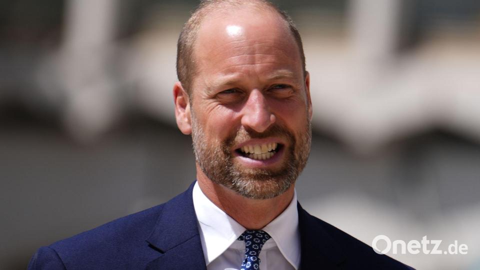 Prinz William ist bekennender Fußball-Fan. (Archivbild) Bild: Jordan Pettitt/PA Wire/dpa