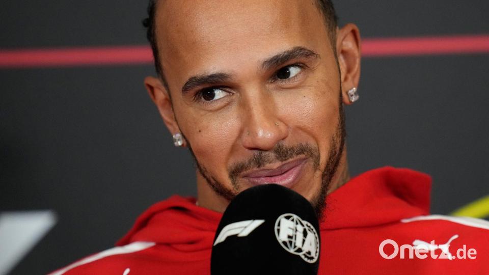Lewis Hamilton bestreitet Silverstone ohne seinen geliebten Hund Roscoe. Bild: Darko Bandic/AP/dpa