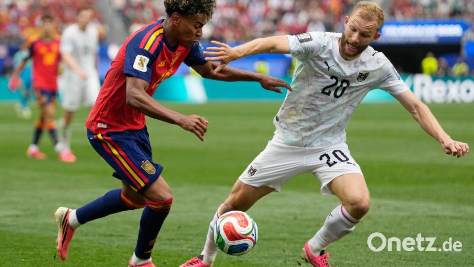 Lamine Yamal bekam für seine Aktionen den lautesten Applaus im Stadion. Bild: Andre Penner/AP/dpa