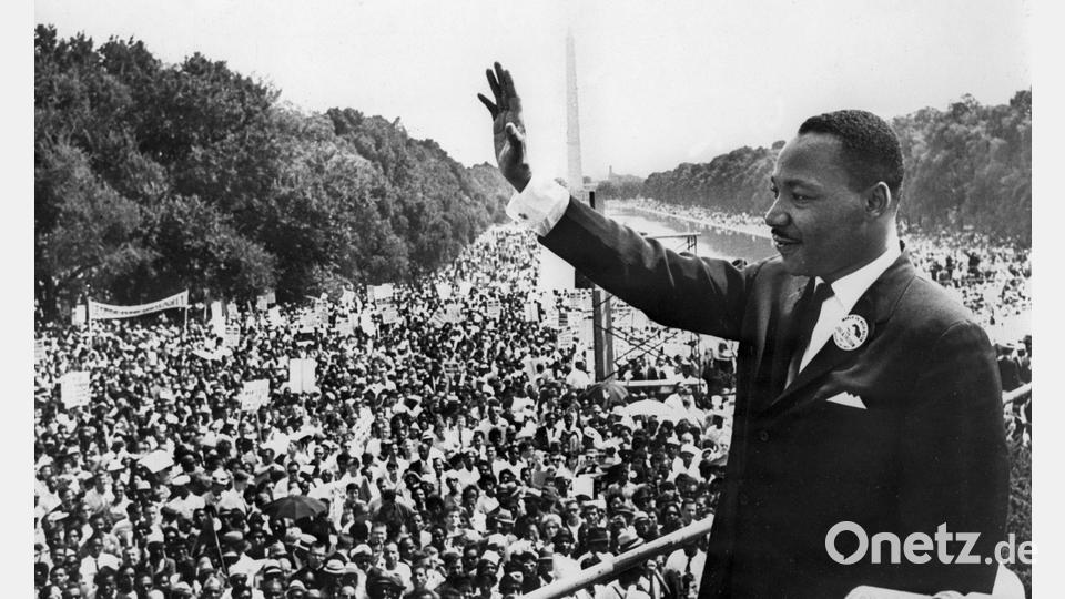 Mit seiner Rede „I have a dream“ ging Martin Luther King in die Geschichte ein. (Archivbild) Bild: dpa/dpa-tmn