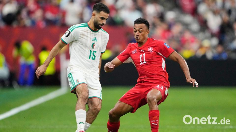 Für Algerien war es das erste K.-o.-Spiel seit 2014. Bild: Lindsey Wasson/AP/dpa