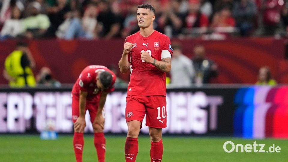 150 Spiele, ein Ziel: Xhaka führt die Schweiz an. Bild: Lindsey Wasson/AP/dpa