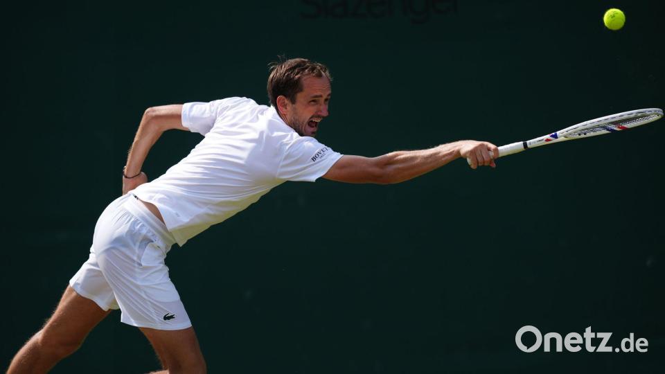 Daniil Medwedew konnte Jan-Lennard Struff nicht aufhalten. Bild: Ben Whitley/PA Wire/dpa