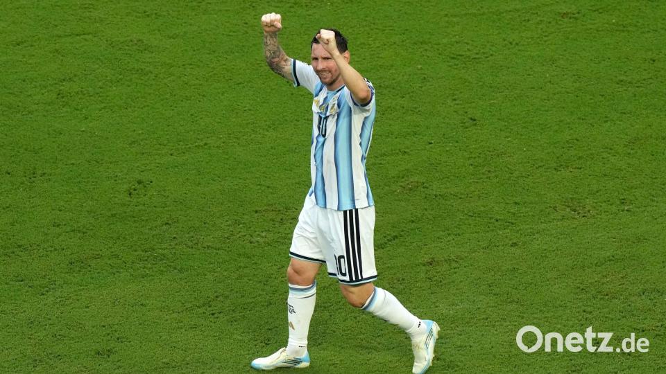 Auf wen könnte Messi im Viertelfinale treffen? Bild: Marta Lavandier/AP/dpa